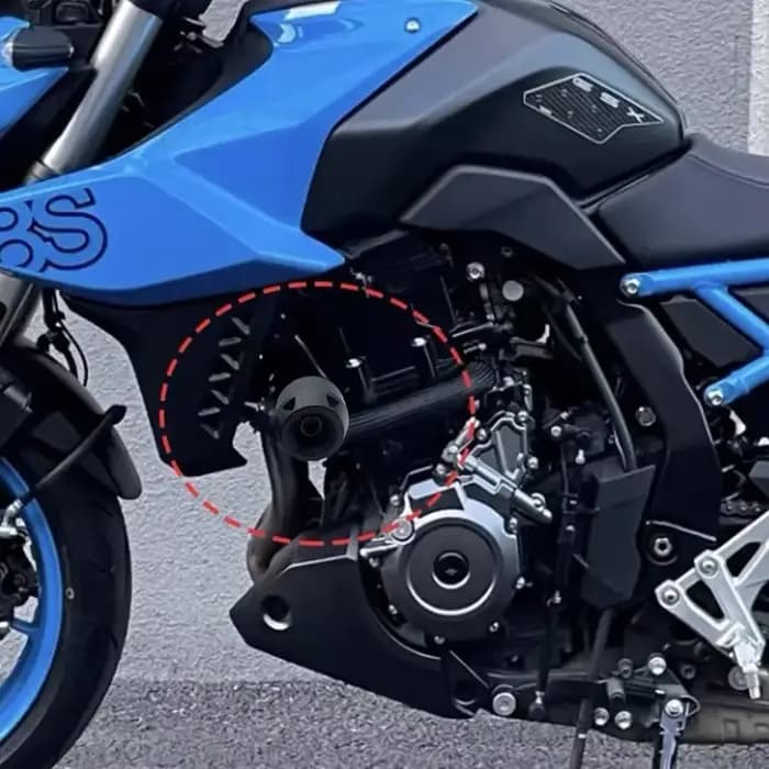 Pour Suzuki GSX-8S 2023-2024 accessoires cadre curseurs Protection contre les chutes Crash carénage moteur roue curseur