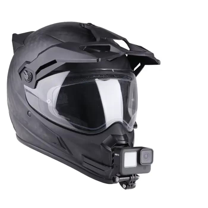 Support de caméra d'action pour casque de moto