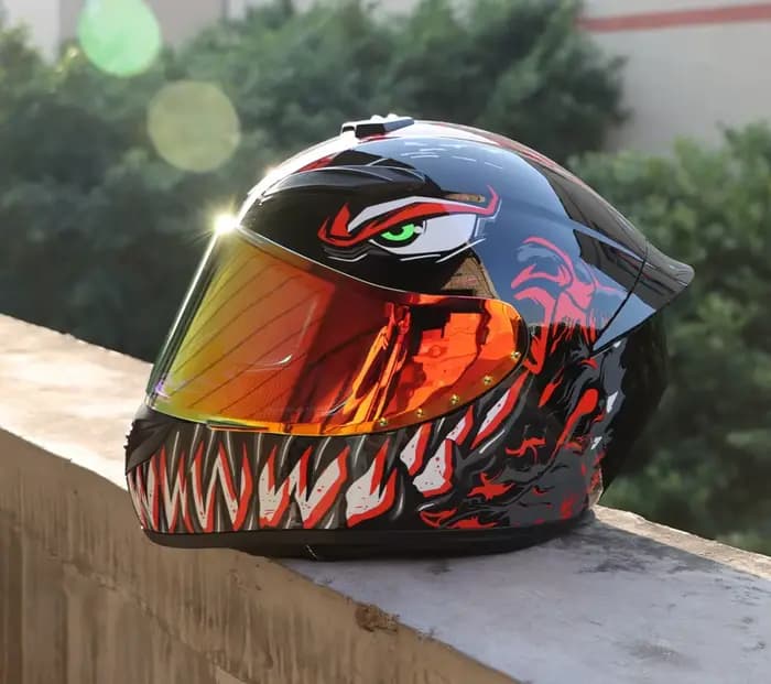 Casque de moto pour Venom unisexe DOT