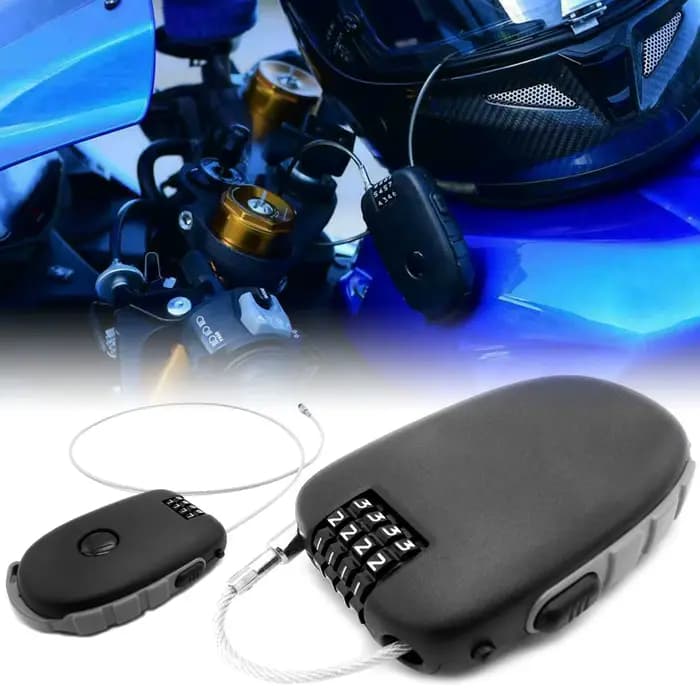 Serrure de casque de moto