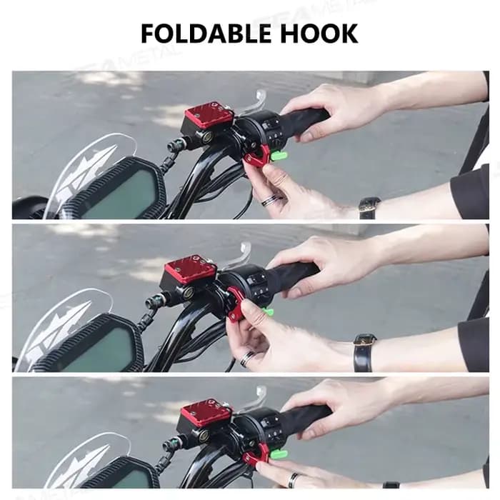 BLALION support de casque de moto CNC en aluminium sac à bagages
