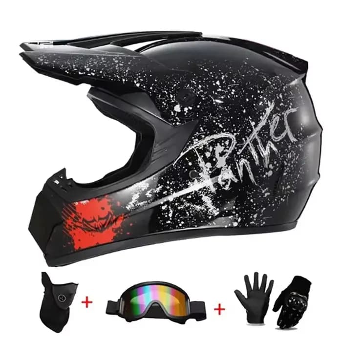 Casque de moto pour jeunes enfants hors route Capacete Dirt Bike descente ATV DH Go-kart Cross DOT approbation VTT