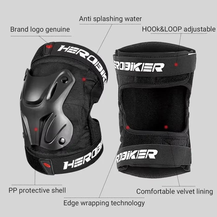 Protection des genoux et des coudes pour moto
