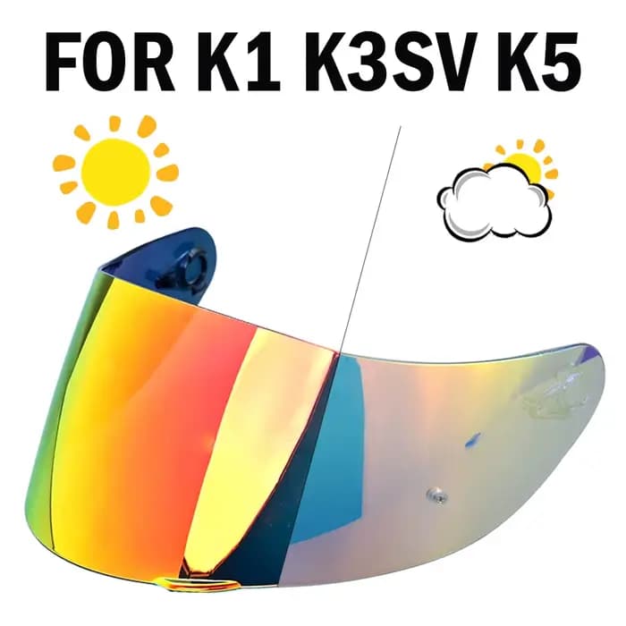 Visière photochromique pour AGV K5 K5S K3SV K3-SV K1 K1S
