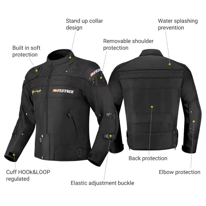 Veste de moto pour hommes