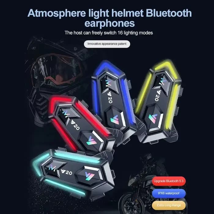 Casque de moto sans fil