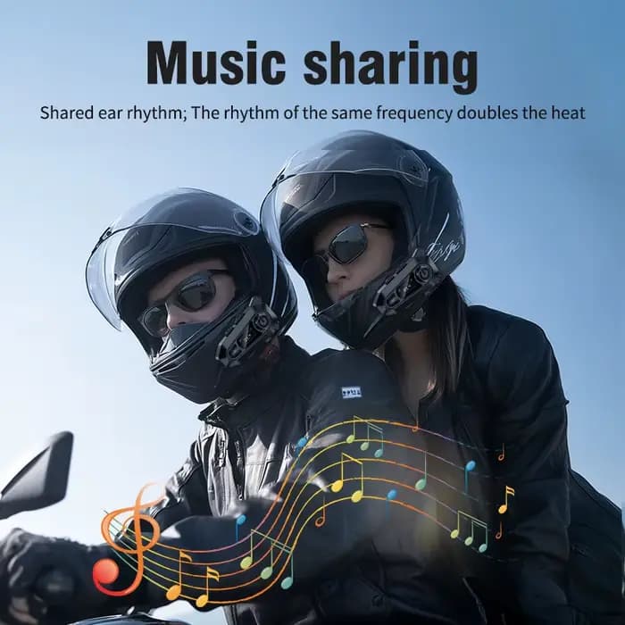 Casque Intercom Bluetooth 5.3 pour Moto