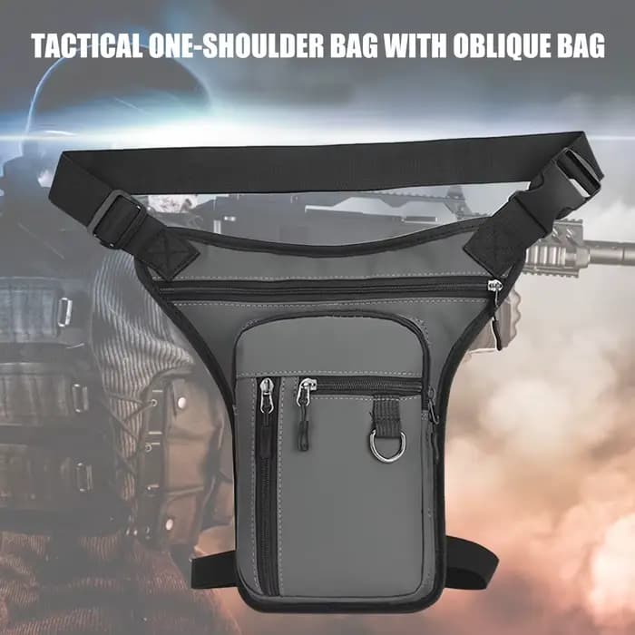 Sac latéral de jambe de moto pour hommes