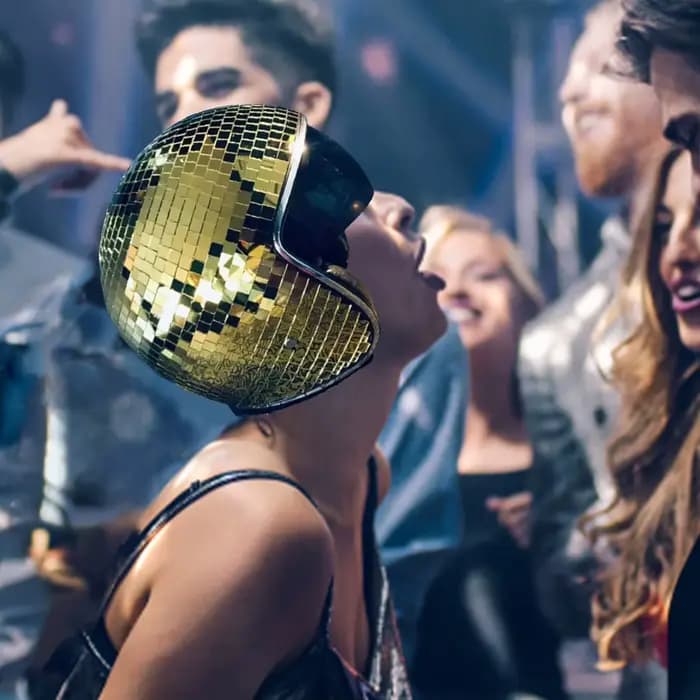 Casques de boule Disco