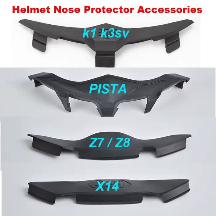 Protecteur de nez de casque adapté pour AGV K1 K3 SV SHOEI Z7X14 KYT ARAI Cascos Moto Viseira Capacete AGV PISTA