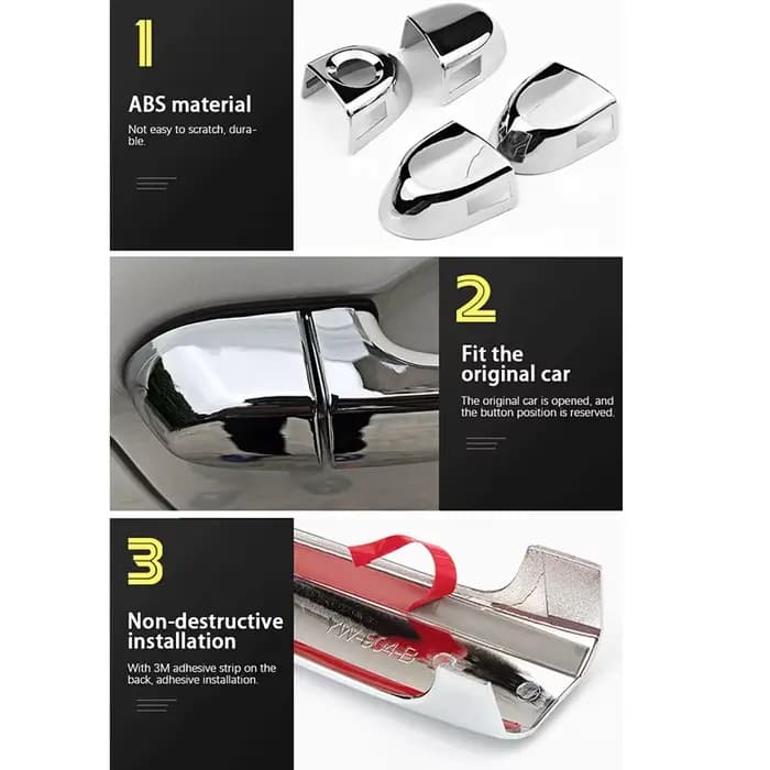 Poignée de porte de voiture antirouille, couverture extérieure, protection contre les rayures, décor, accessoires, Renault Austral 2023, 2022, 2024