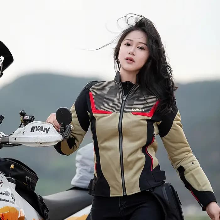 DUHAN veste de Moto femmes respirant maille