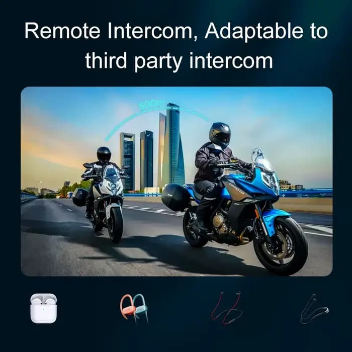 Intercom pour casque de moto 1/2x Y20 Pro
