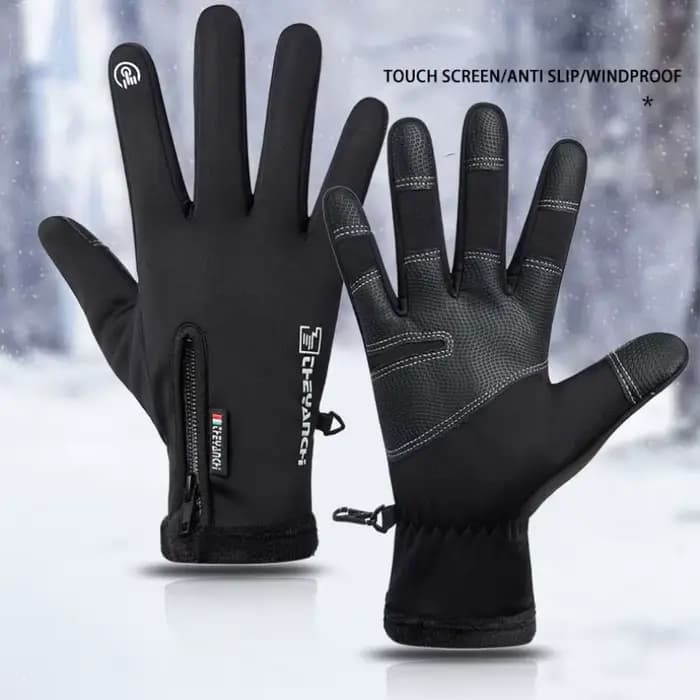 Gants de Moto gants de Moto hiver thermique doublé polaire hiver résistant à l'eau écran tactile antidérapant gants d'équitation de Moto