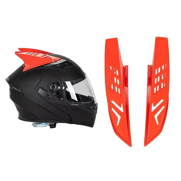 Oreilles de casque de moto