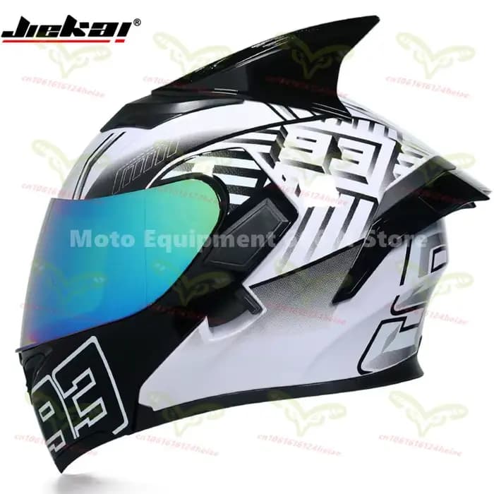Casque de moto rabattable