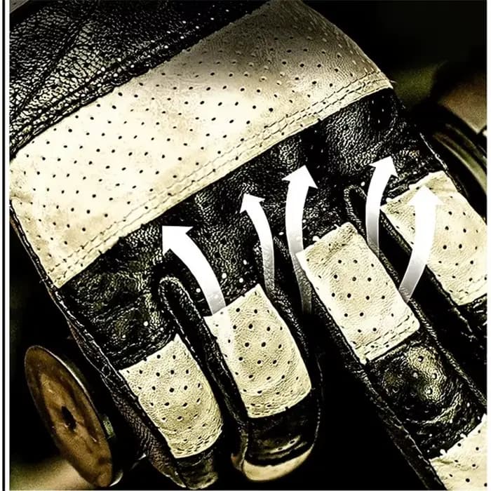 Uglybros gants de Moto en cuir véritable de chèvre unisexe printemps automne gant d'équitation de Motocross rétro