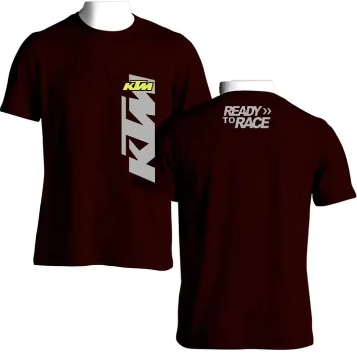 T-shirt de moto imprimé KTM Racing Team