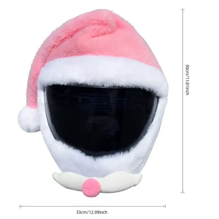 Housse de casque de moto de noël
