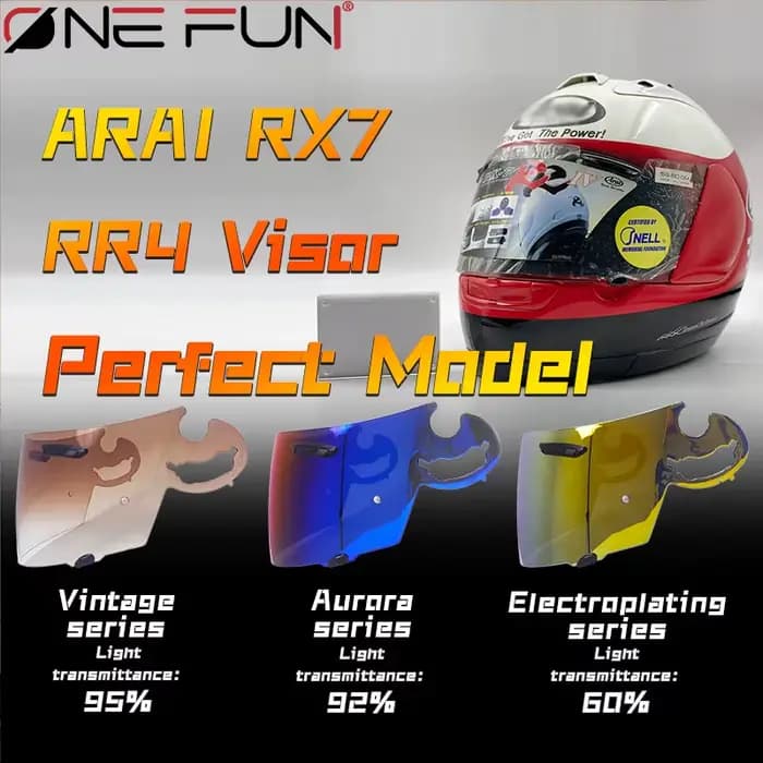 Visière de casque de moto pour ARAI RR4 astro-tr Quantum Vector