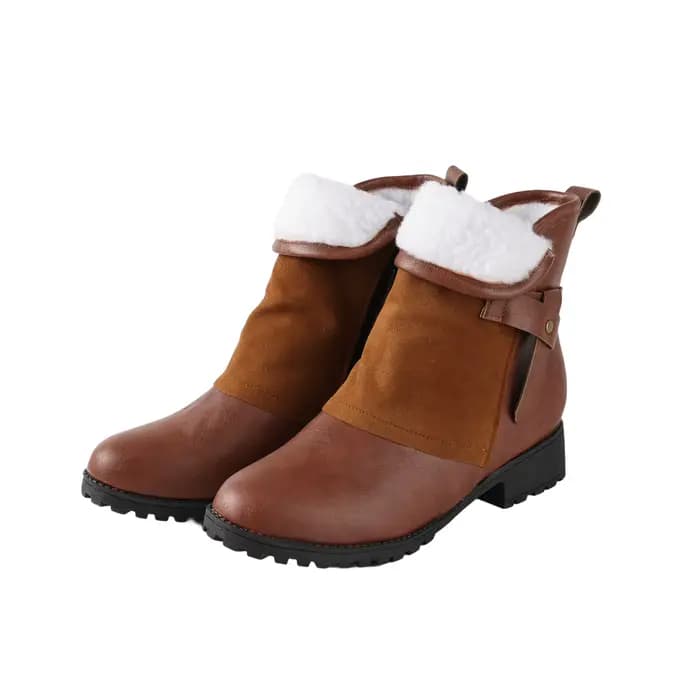 Bottines courtes de moto rétro pour femmes