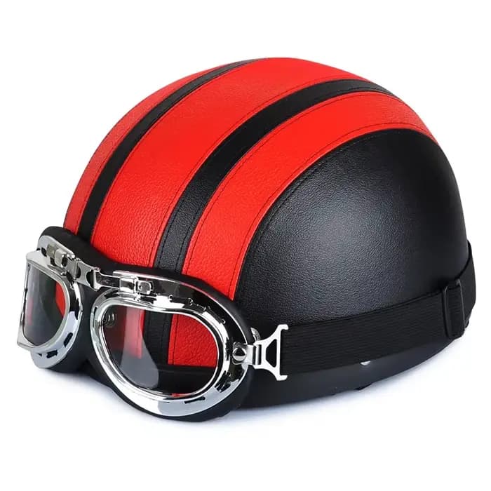 Casque de Moto en cuir