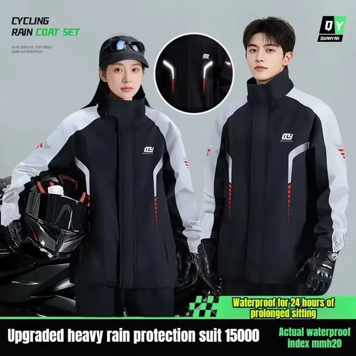 Combinaison de pluie pour moto