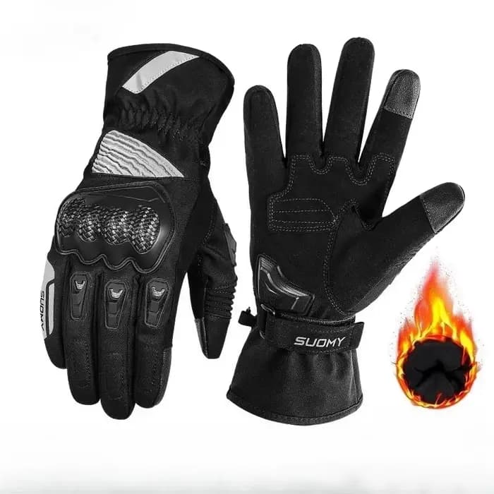 Gants de Moto chauds et imperméables d'hiver pour le cyclisme/course tout-terrain/vélo