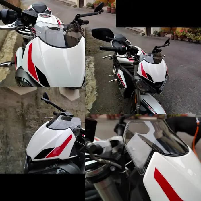 Déflecteur de pare-brise de moto