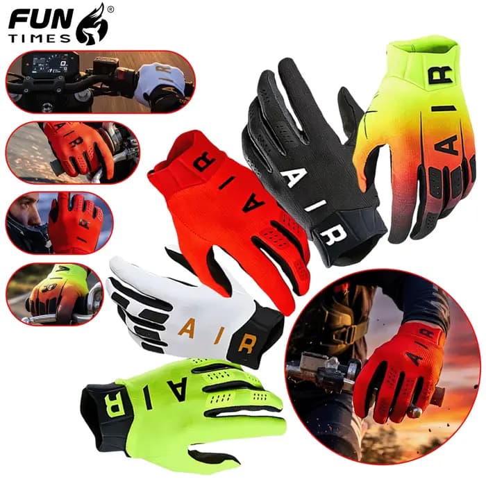 AIR 6 couleurs hommes gants de moto écran tactile VTT