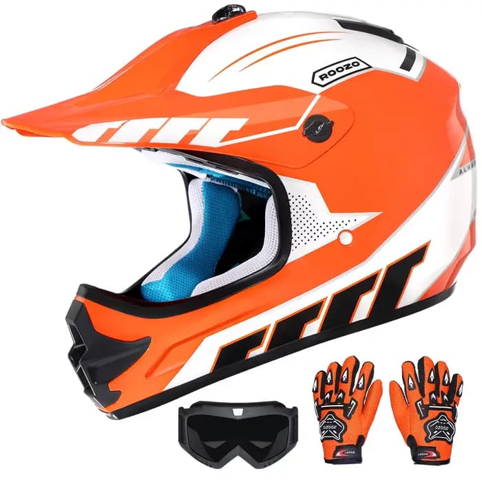 Casque de motocross pour enfants et adolescents