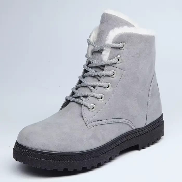 2025 hiver nouvelle mode femmes bottes épaissi chaud coton chaussures daim semelle épaisse antidérapant femme baskets bottes de neige décontractées