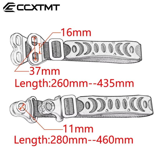 Sangle de traction de sauvetage pour siège avant et arrière de moto CNC