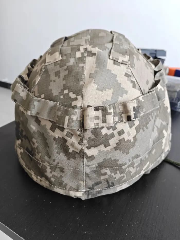 Housse de casque tactique en tissu de camouflage ukrainien mm14