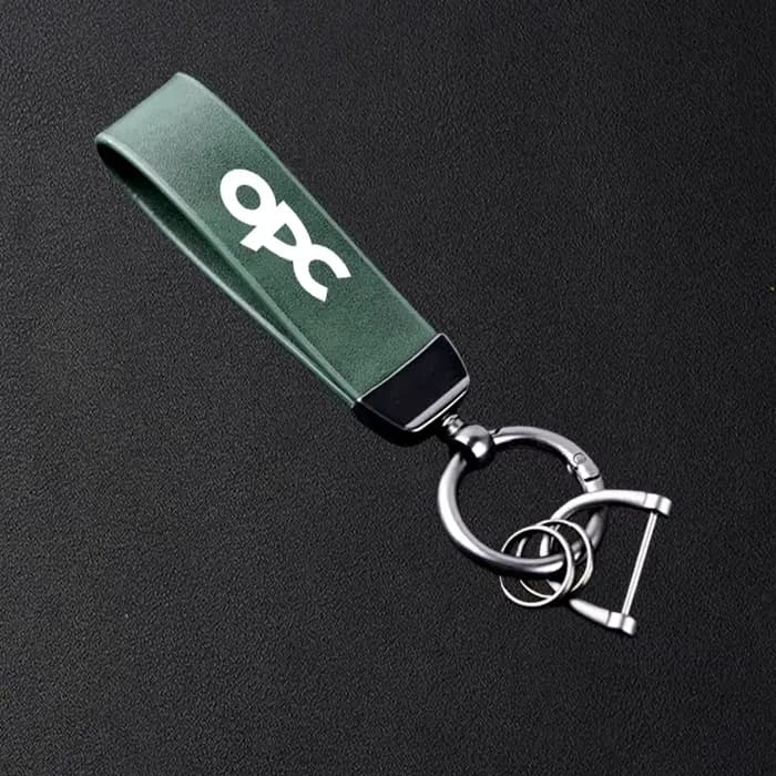Porte-clés en cuir de voiture de haute qualité, accessoires en métal pour Opel OPC