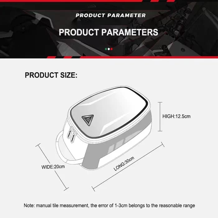 Sac de réservoir pour BMW R1200GS R1250GS Adventure F900XR F850GS R1300GS R1150 R1100 K1200 R/S/RS/GT