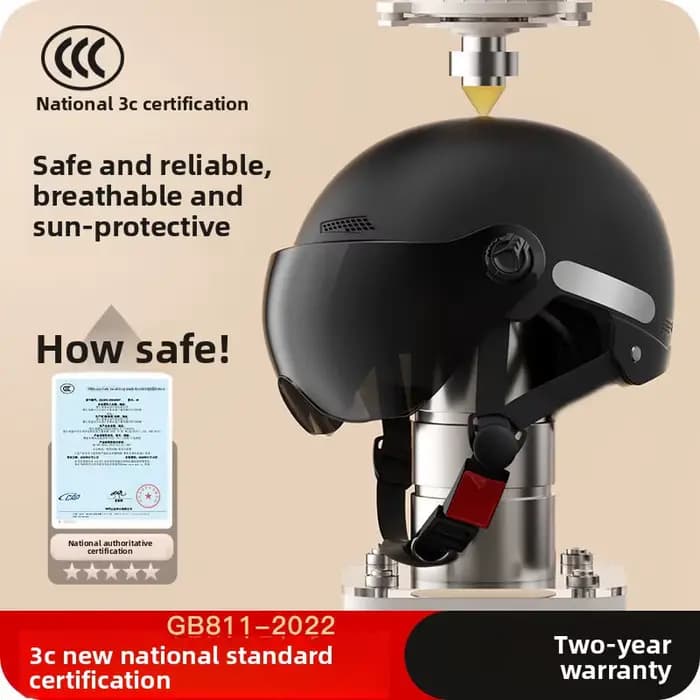 Casque de moto électrique 2025 - Universel pour hommes et femmes