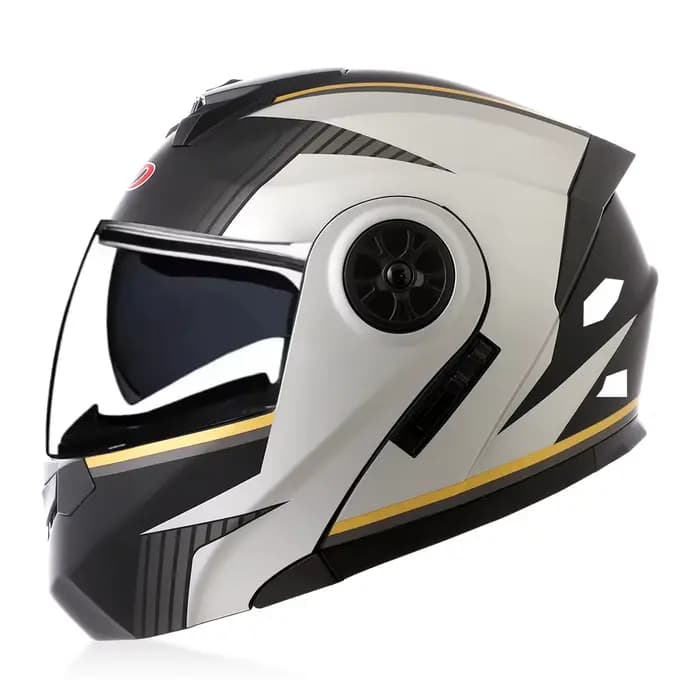 Casque de moto modulaire de haute qualité à visière relevable