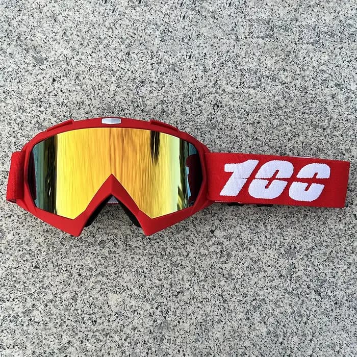 100 lunettes de moto lunettes de cyclisme en plein air tout-terrain Ski Sport MX ATV Dirt Bike lunettes de course lunettes de Motocross lunettes de vélo