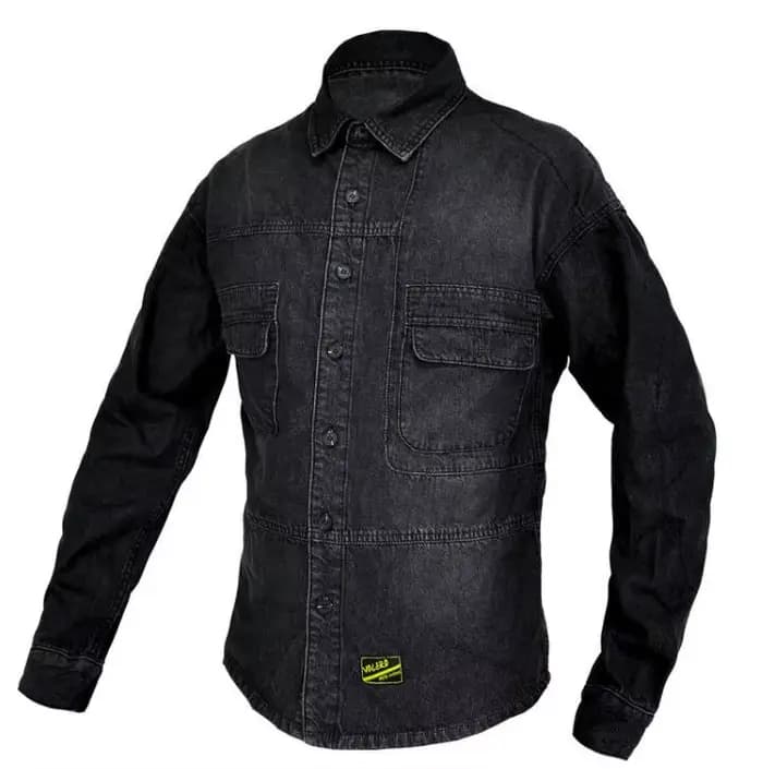 Veste de moto en denim pour hommes et femmes