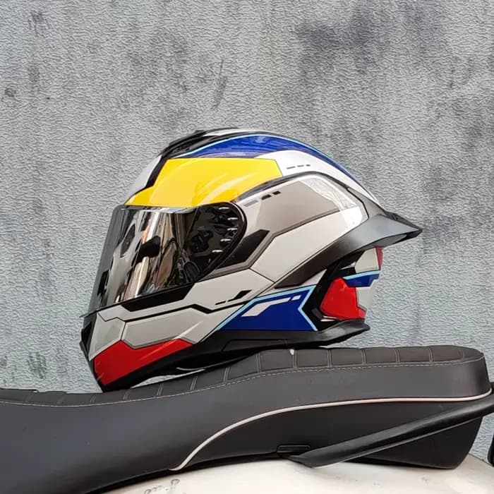Casque de moto intégral double bouclier