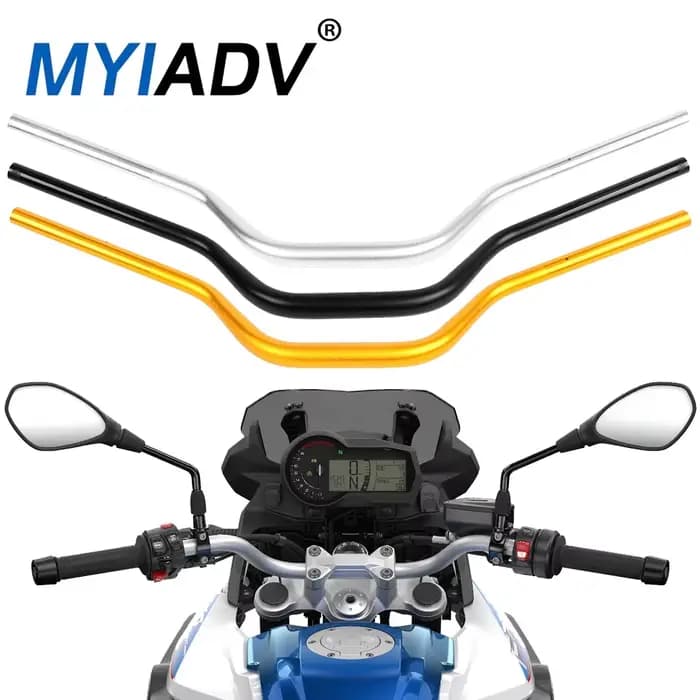 Guidon de moto en aluminium