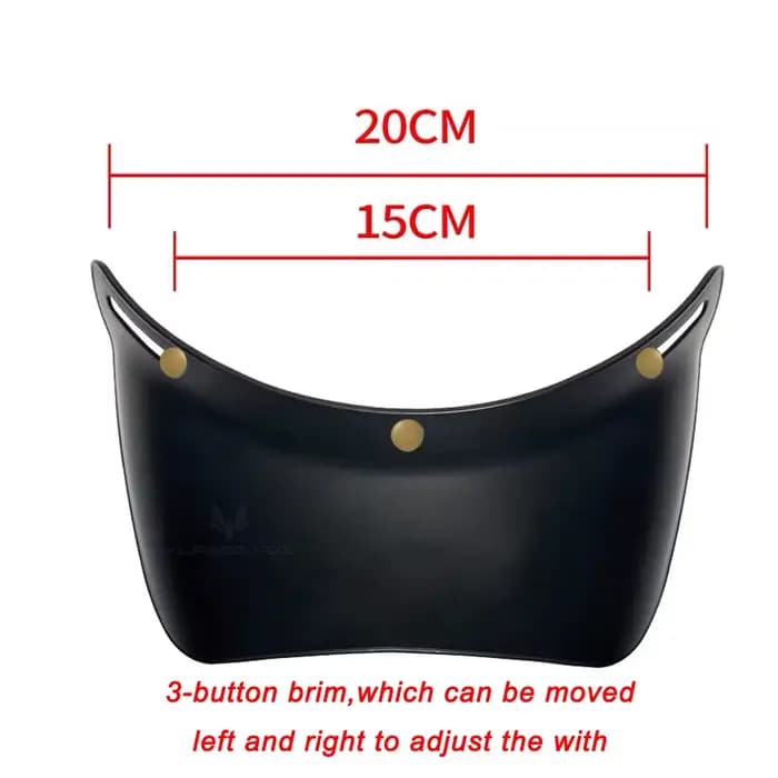 Visière universelle pour casque de moto