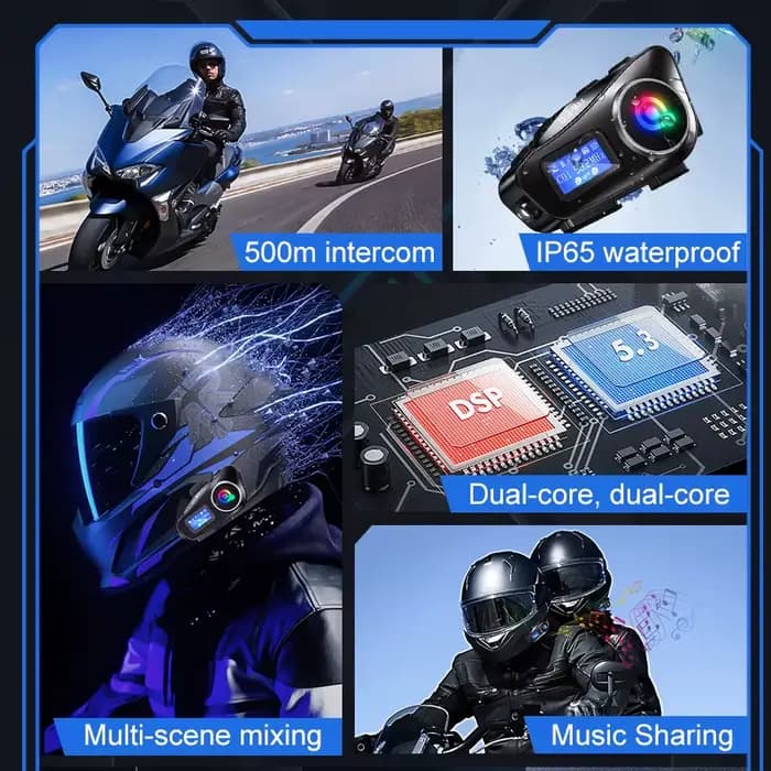 Interphone pour casque de Moto Q58-MAX