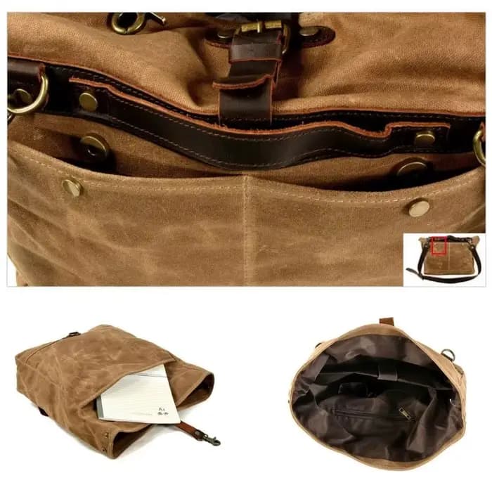 Sac à dos de moto Vintage pour hommes