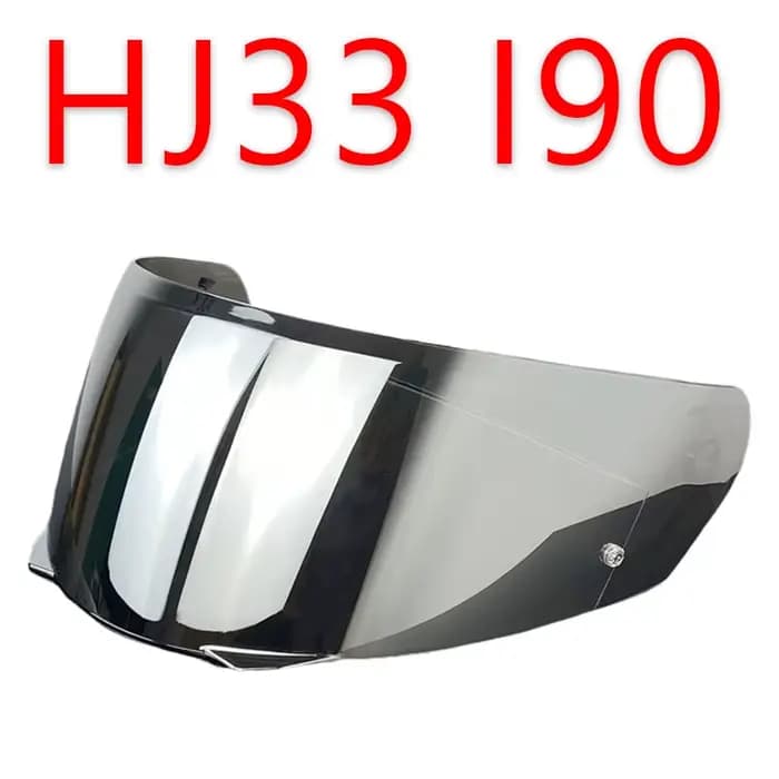 Viseira capacete pour HJC HJ33 I90 haute résistance ténacité coupe-vent anti-poussière Protection Uv casque accessoires