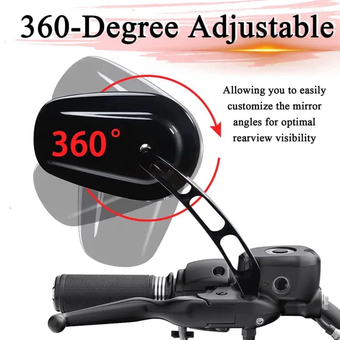 Rétroviseur latéral pour Harley Touring Road King XL 883 Sportster Fatboy ocia FXDF FLSTF Softail Hurcycles