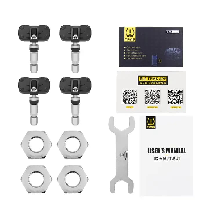 Système d'alarme de pression des pneus TPMS pour motos