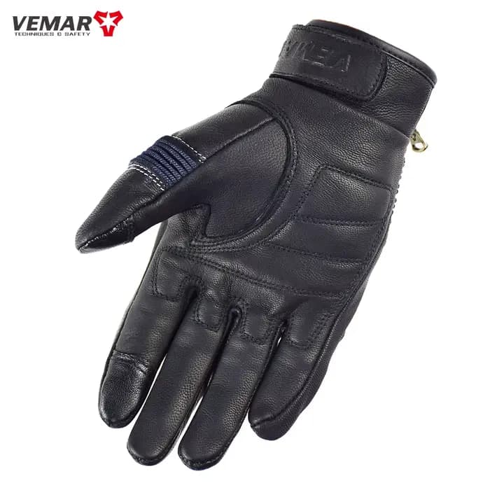 Vemar-Gants de Moto en Peau de Chèvre