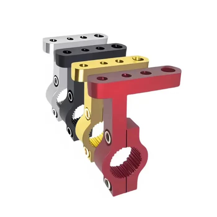 Support de guidon de moto en aluminium